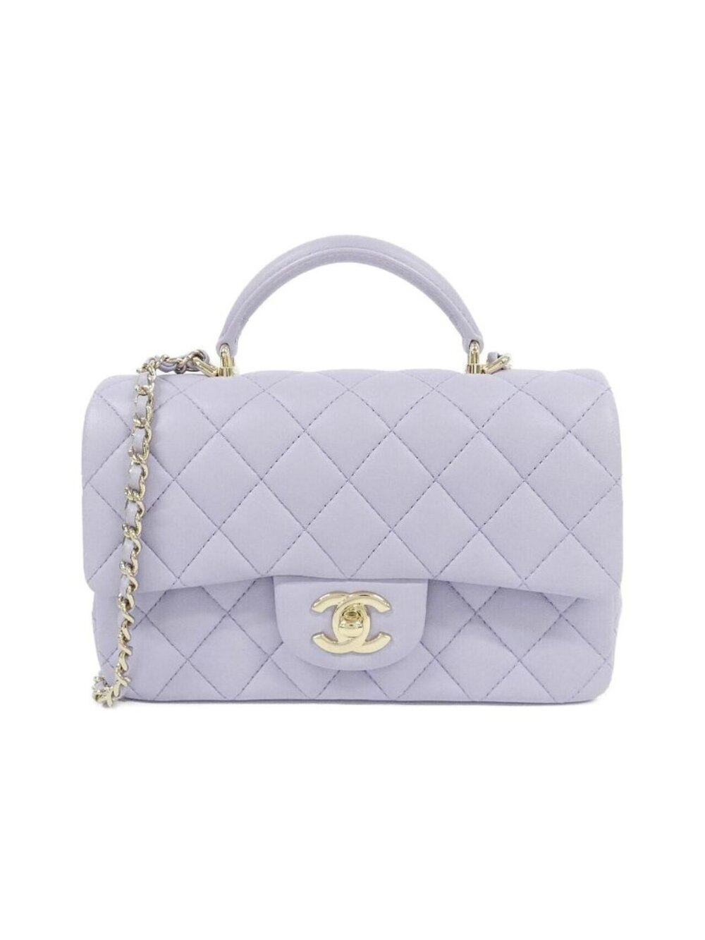 Chanel Bag Handbag Purple